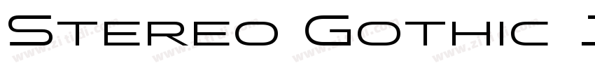 Stereo Gothic 150字体转换 Stereo Gothic 150字体转换